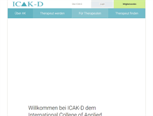 Tablet Screenshot of icak-d.de
